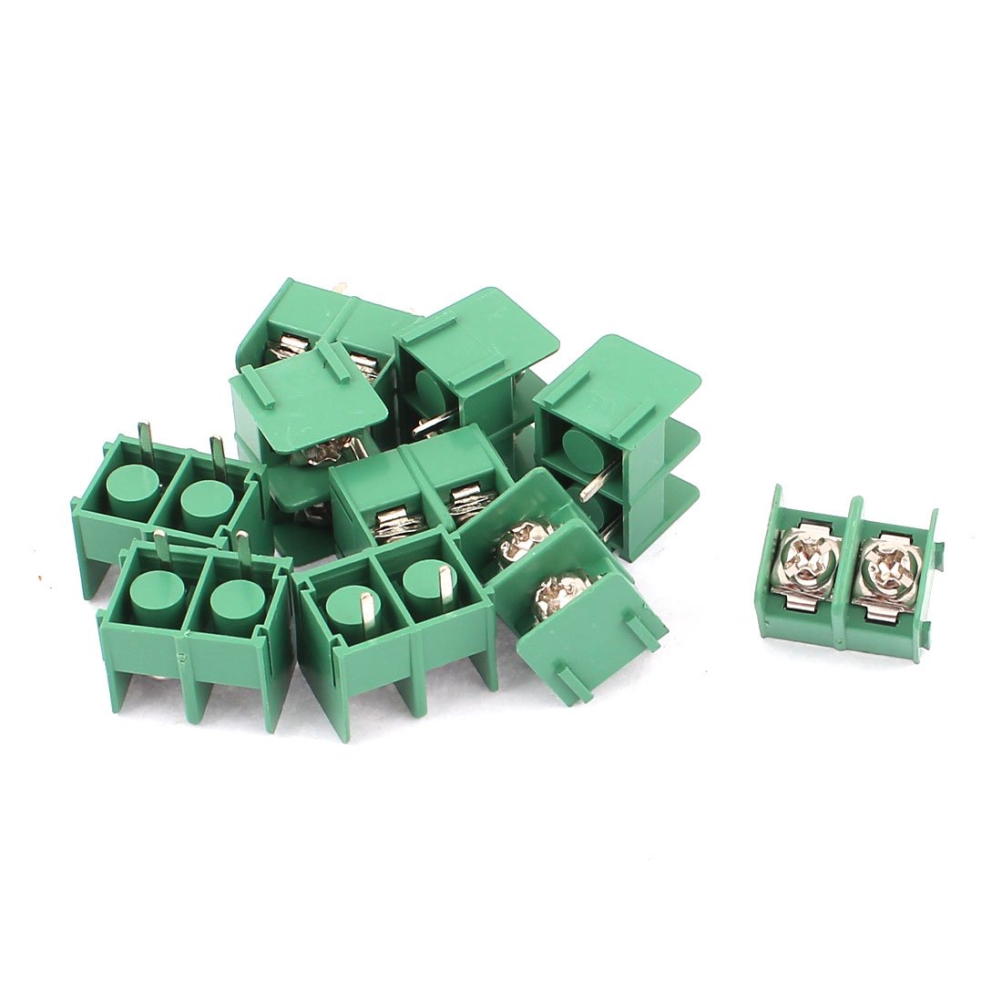 Sourcingmap 10Pcs 2P 7.6mm Pitch AC300V 20A PCB Terminal Block Connectors