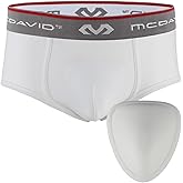 McDavid Classic Brief with Soft Foam Cup, Youth: Large, White