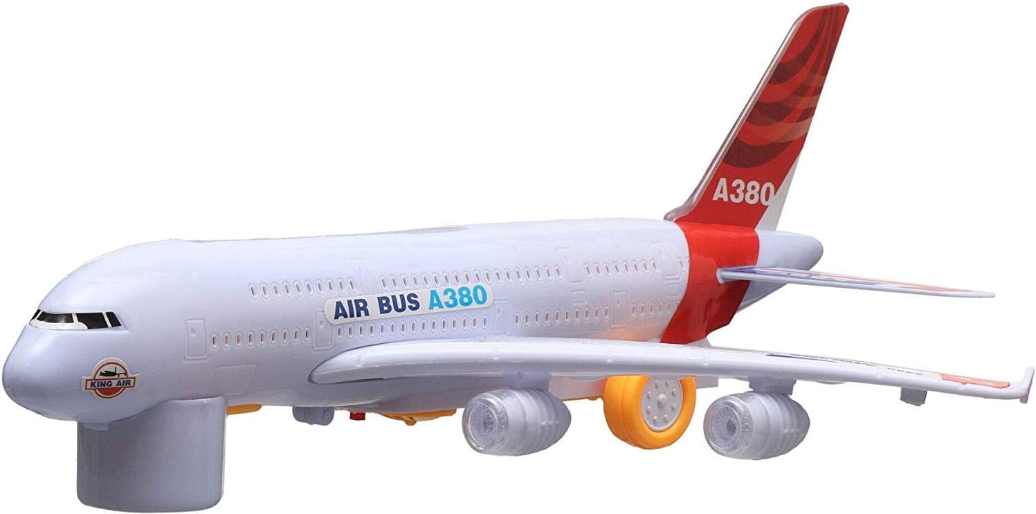 Toywale Airbus A380 Aeroplane Battery Toy