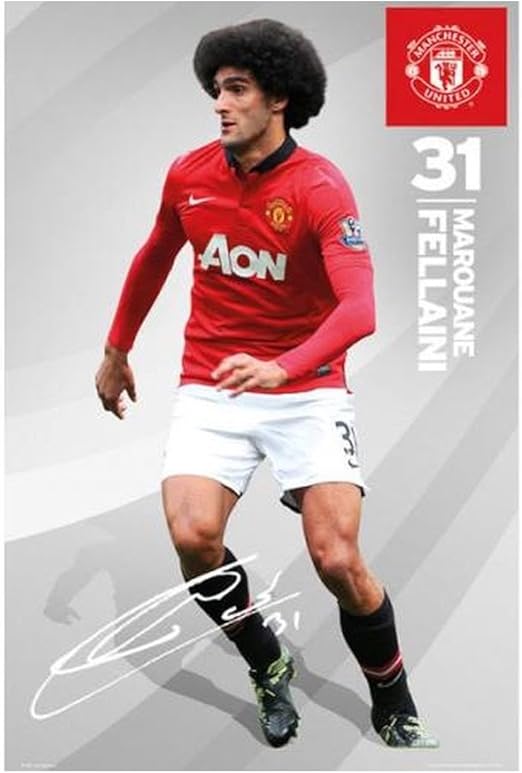 Gb Eye 61 X 91 5 Cm Manchester United Fellaini 13 14 Maxi Poster Assorted Amazon Co Uk Kitchen Home