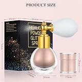 AOOWU Glitter Powder Spray Bronze Highlighter for Body Hair Face 1.0 view 4