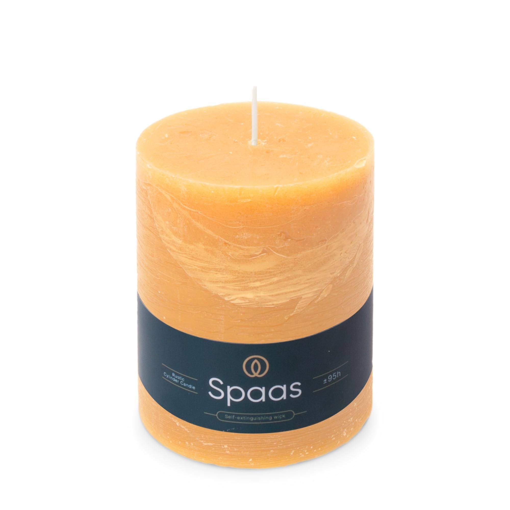 Spaas Rustic Pillar Candle 100/130 mm 95h, Sand