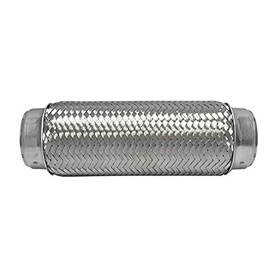 Remarkable Power RK7518 Exhaust Flex Pipe 2.5" x 10" Heavy Duty Stainless Steel 10"OL