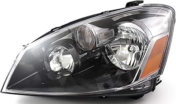 Amazon Com For Nissan Altima Headlight 2005 2006 Driver Left Side Headlamp Assembly Replacement Automotive