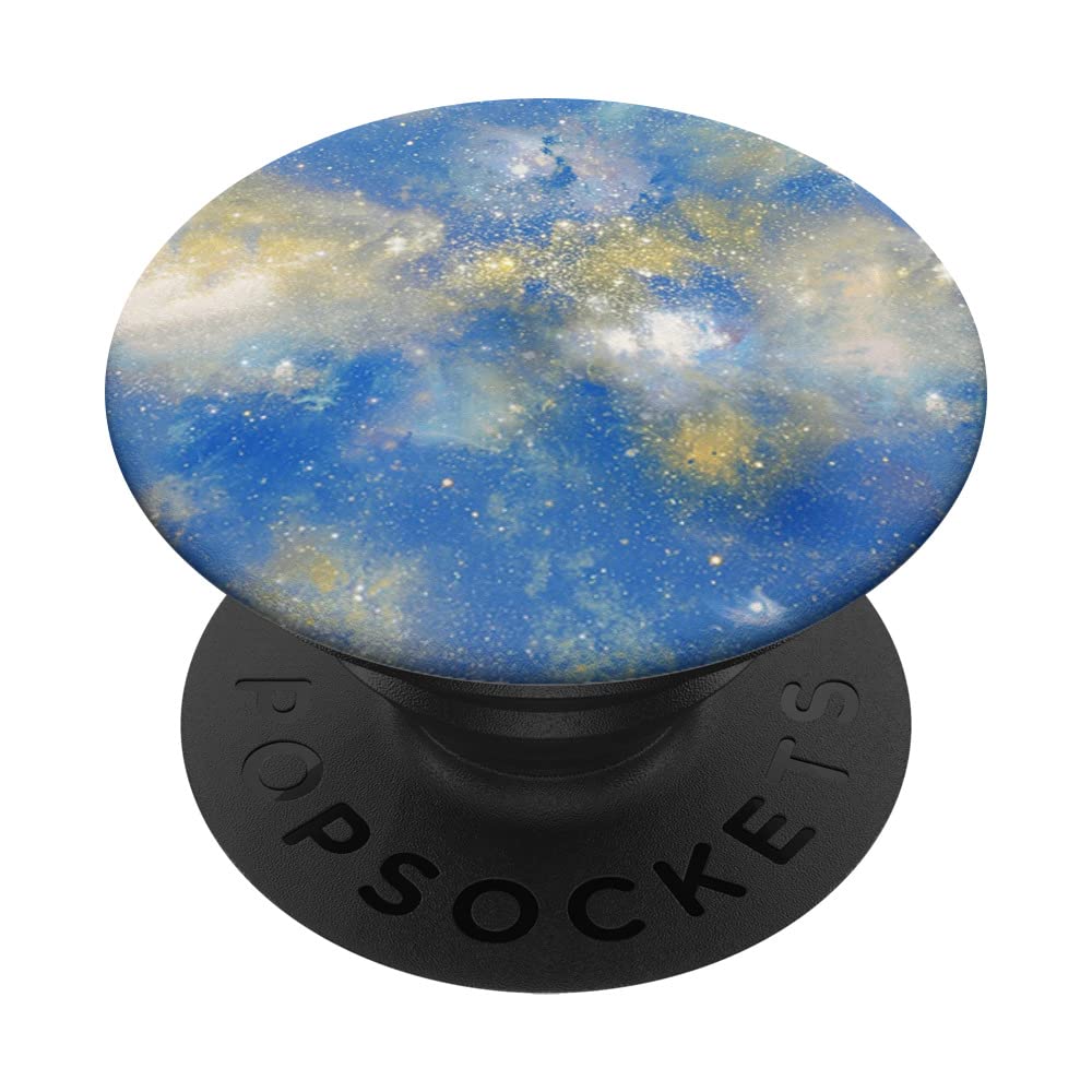 Cool Blue Earth Universe Starry Colorful Pattern PopSockets Swappable PopGrip