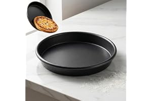 7 Inch Circular Baking Pan, Round Aluminum Alloy Baking Tray for Pizza, Pie & Quiche, Ideal c Choice For Going Out For A Picn