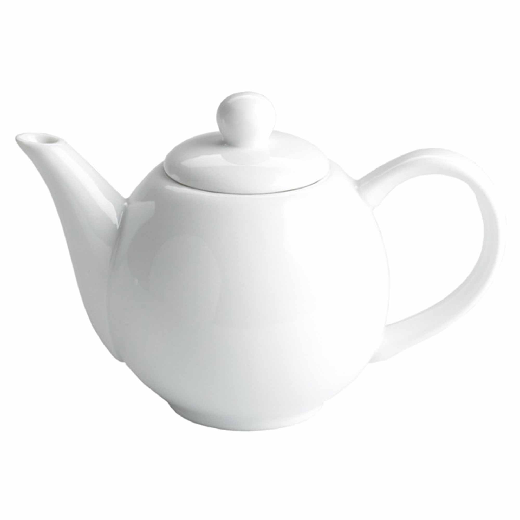 Viego Valle Moonlight Ceramic Tea Pot White 13oz/370ml, B1294, Single