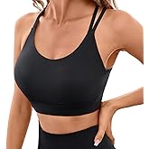 Blooming Jelly Womens Sports Bras High Support Yoga Bra Criss Cross Back Workout Tank Tops