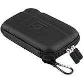 5.2 inch Hard GPS Case 5 inch Protective Pouch Storage Bag Carrying Drive Case Waterproof for Garmin Drive 52 53 51 55 Zumo XT 396 LMT-S dezl 580 Nuvi 2589LMT 2595lmt 2450 2460 2559LMT 1450t Black