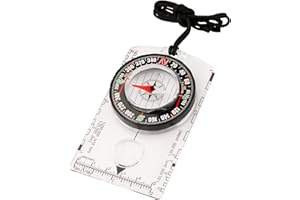 HKDIREDY Compass Hiking Survival, Wilderness Survival Compass for Kids- Magnetic Gear Set Navigation Map- Backpacking Camping Hunting Survival