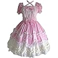Partiss Women's Gothic Princess Cosplay Sweet Lolita Dress S Pink