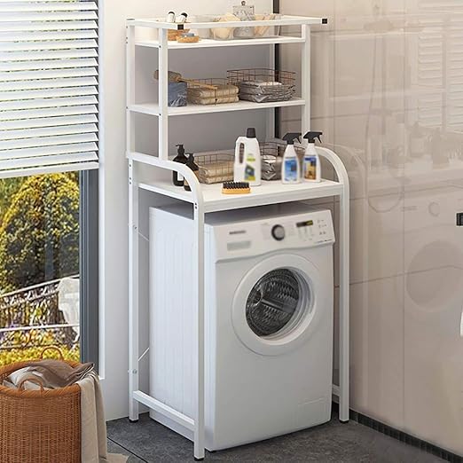 Estante de la lavadora Cuarto de lavado espacio de ahorro de ...
