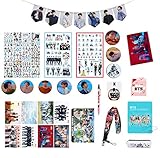 BTS Gifts Set for Army Bangtan Boys BTS Collectibles, BTS Pin, BTS Poster, BTS Sticker, etc (3)