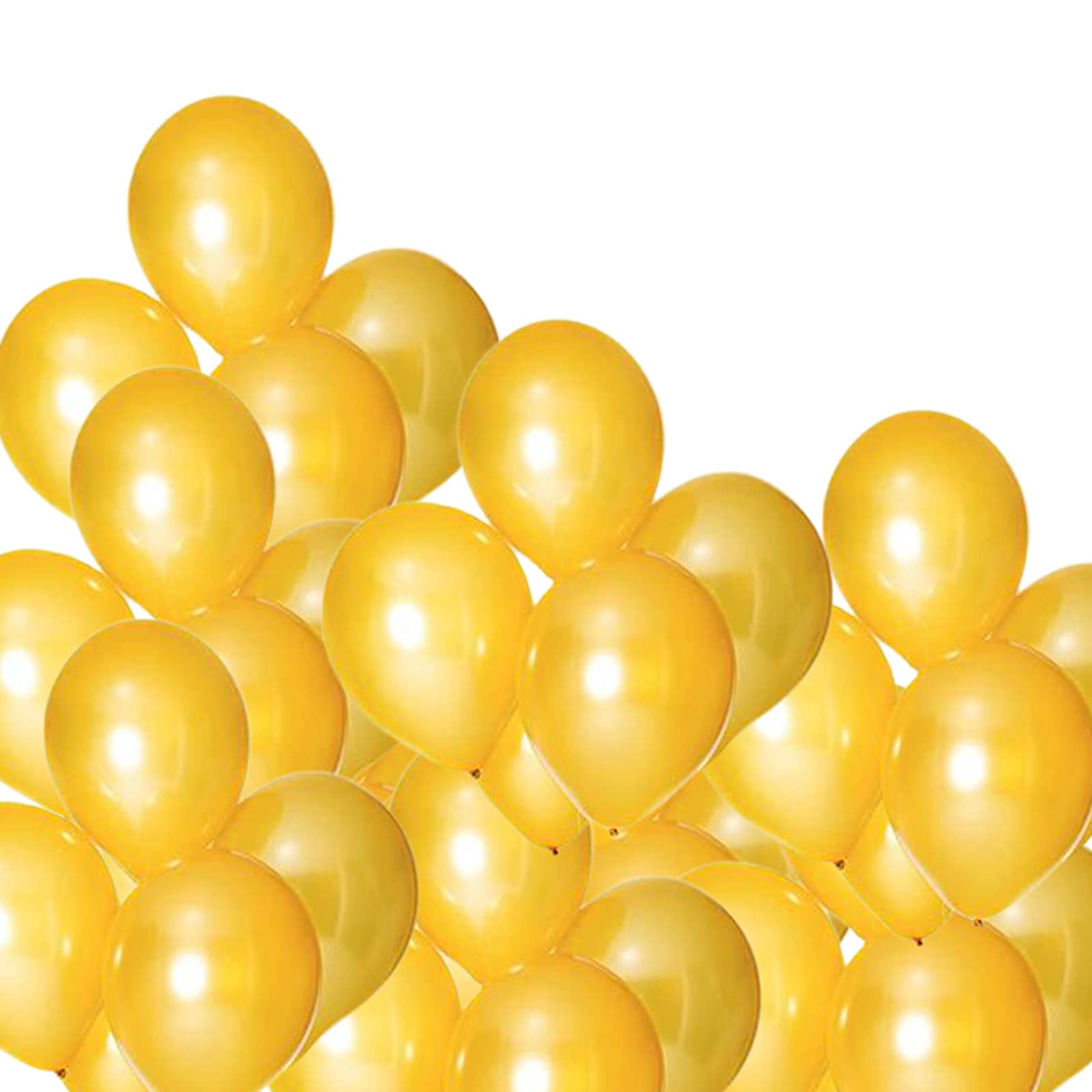 100 Pcs 10 Inch Mini Gold Balloons,Helium Balloons Party Balloon Decorative Small Balloons Thick Latex Matte Balloons for Baby Shower Birthday Party Wedding Engagement Anniversary Festival Decorations