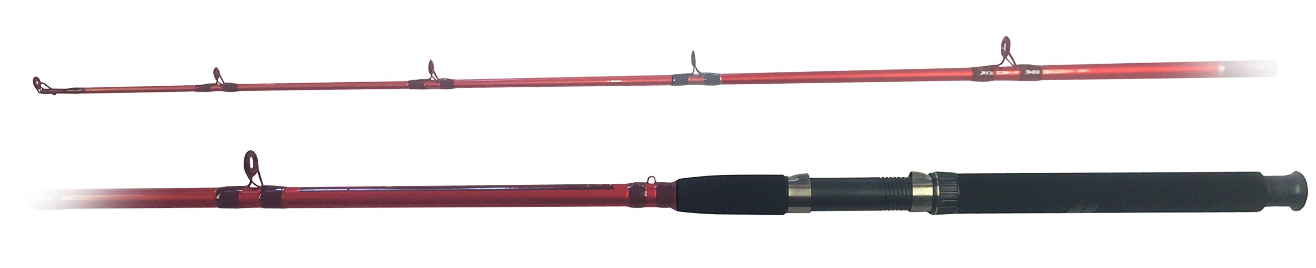 Fladen Fission 2pc Boat Rod - Red, 20-30lb