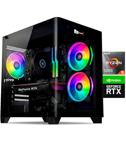 PC Gamer ITX Arena, Ryzen 5 5600x, B550, NVidia GeForce RTX 5060