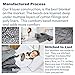 Simple Being Weighted Blanket, Patented 9 Layer Design (Stone Grey, 48x72 15lbs)