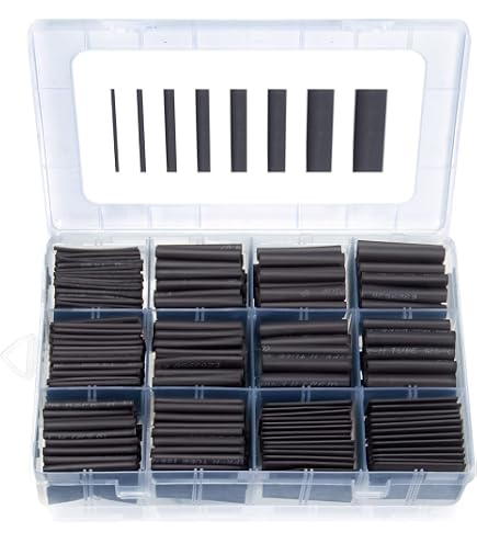 PAKA TOOLS 546pc 2:1 Heat Shrink Tube Kit - Assorted Sizes & Colors MADE IN USA