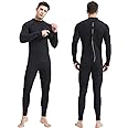 Lemorecn Men's Wetsuit 3/2mm and 5/4mm,Full Wetsuits for Men and Women,Wetsuits for Diving Snorkeling Surfing Swimming