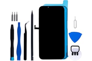 IGLOFIX for iPhone 13 Pro Max A2484 A2641 A2643 A2644 A2645 LCD Display Touch Screen Digitizer Assembly with Frame Adhesive and Repair Tools Replacement Kit