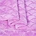 Softan Mermaid Tail Blanket for Adult, Girls Ladies Mermaid Tail Blanket, Flannel Fleece Adult Mermaid Blanket with Plain Fish Scale Design, Purple Mermaid Gifts for Women - 25
