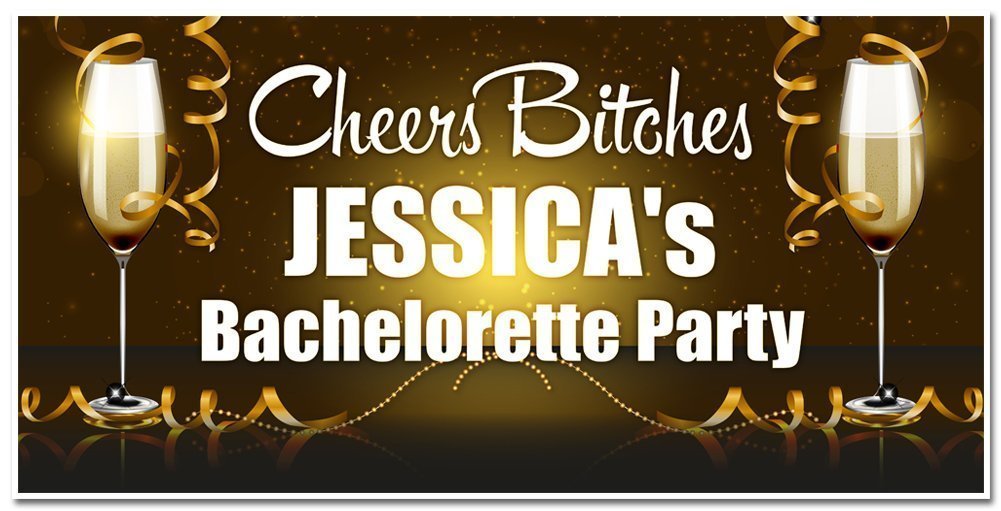 Amazon Com Personalized Bachelorette Party Banner Decoration