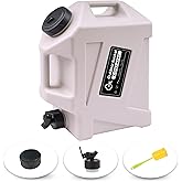 COOZMENT 3.2 Gallon/5 Gallon Water Containers with Spigot, BPA Free Water Jug, Military Green Water Tank, Multifunction Water Storage Containers for Camping Outdoor Hiking,Emergency Stroage