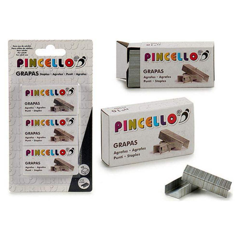 Pincello S3602492 Staples, 3 Pieces