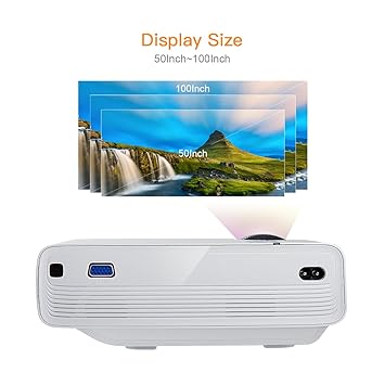 RAGU Mini Proyector, Z400 Proyector de Video Portátil Home ...