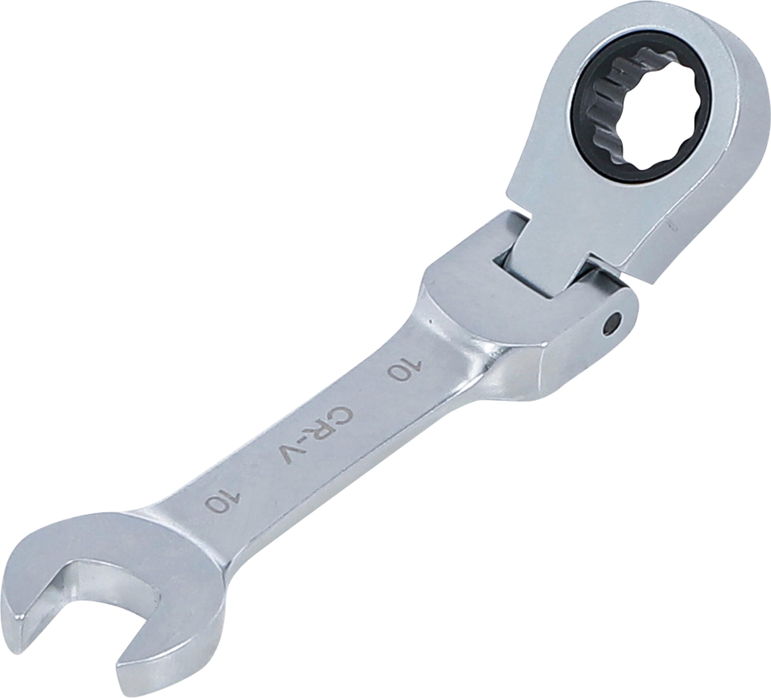BGS 6910 | Ratchet Combination Wrench | short | adjustable | 10 mm