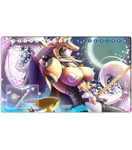 Mlikemat DTCG Duel Playmat Digimon Renamon Trading Card Game TCG CCG Mat Pad With Free Bag (ZD002-453-SM) : Buy Online At Best Price In KSA - Souq Is Now