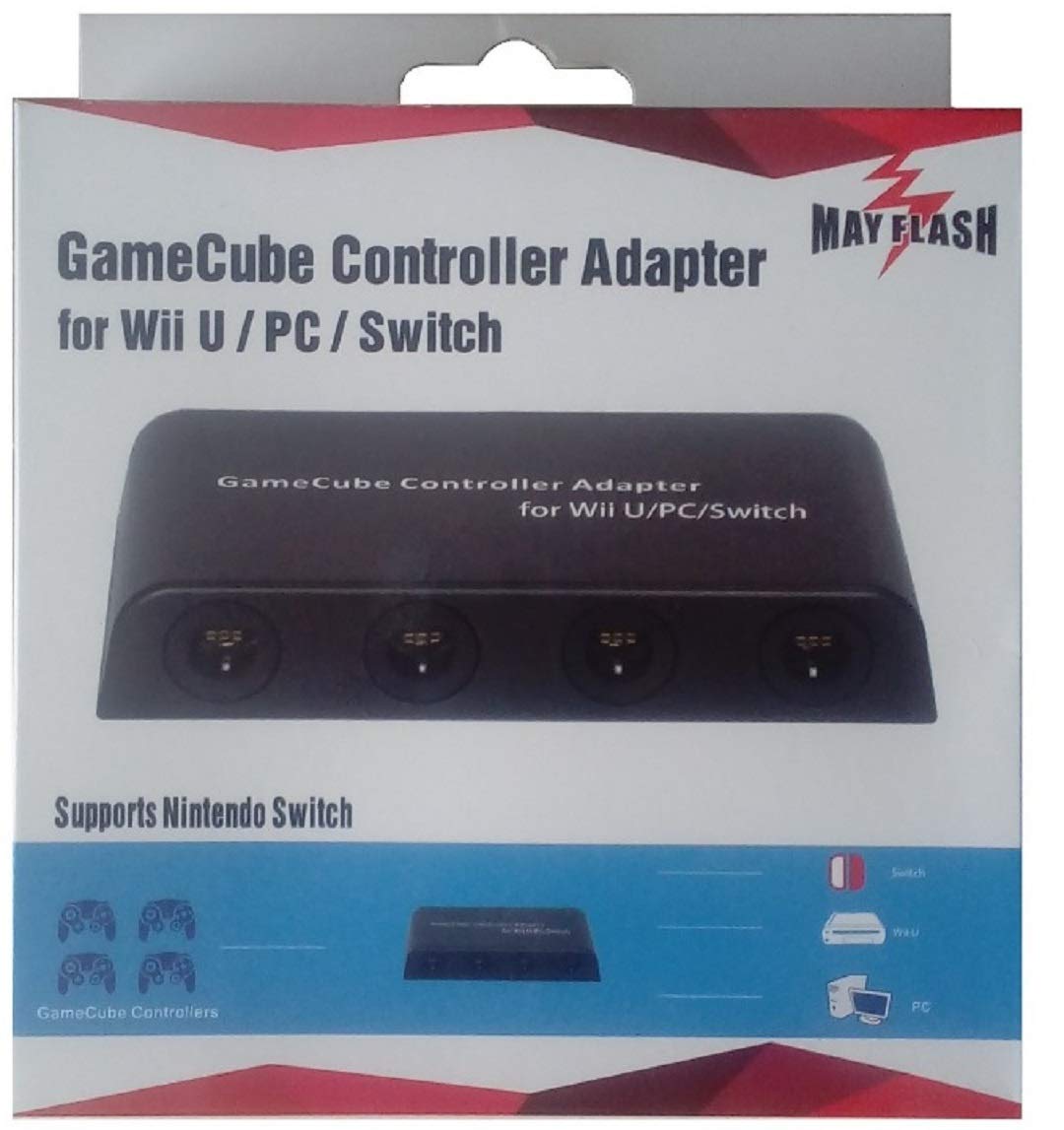 Mayflash GameCube Controller Adapter for Wii U and PC USB, 4 Port
