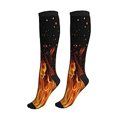 aipoase Fire Compression Socks Knee High