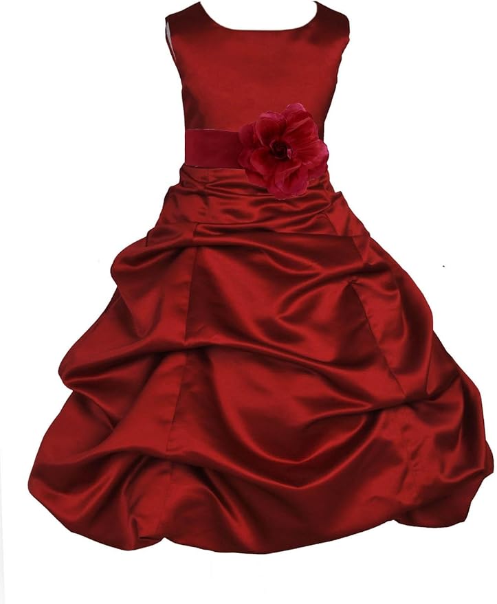 apple red color dresses