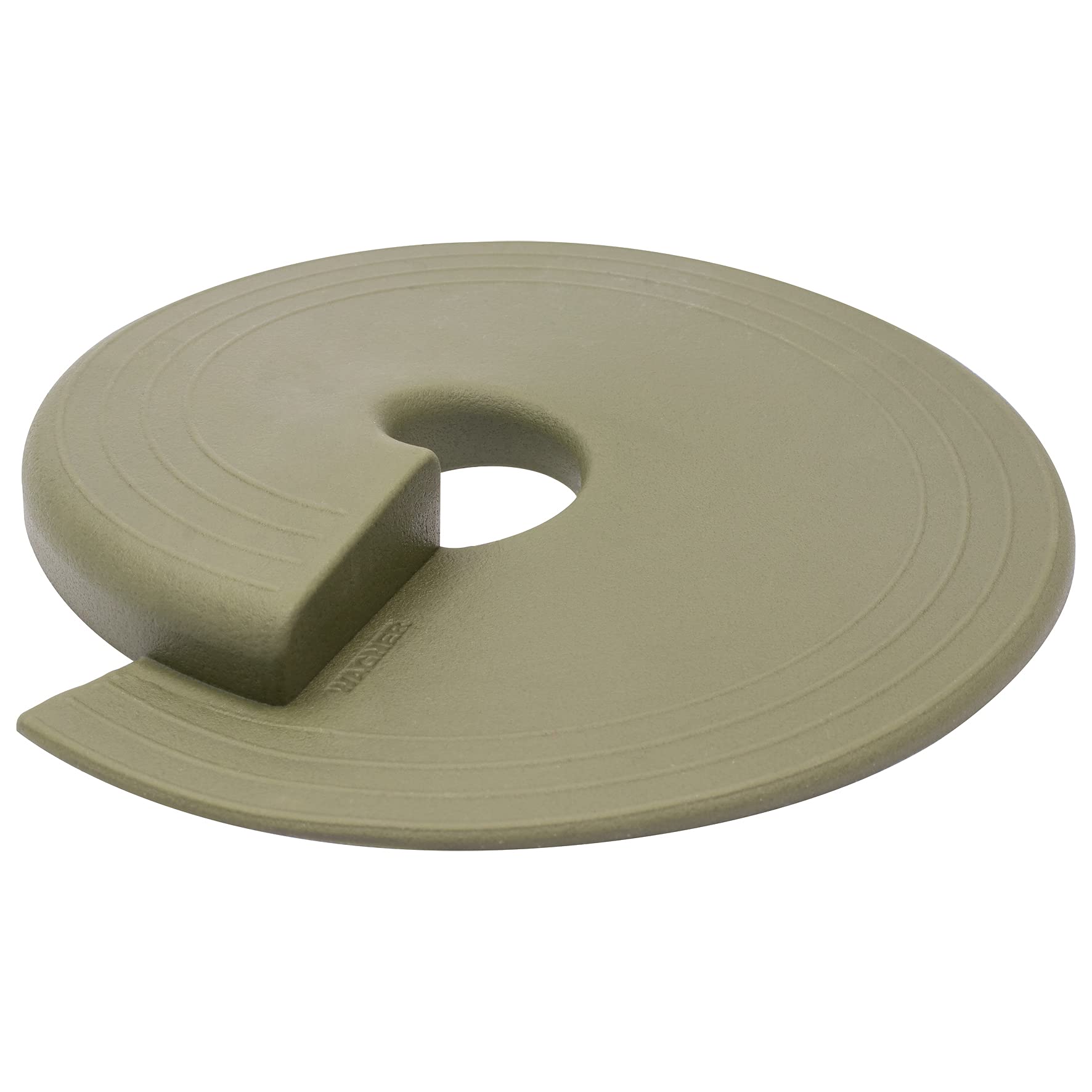 Wagner Door Wedge/Doorstop - Ø 110 x 13 mm, Green Design Wedge Made of an Innovative elastomer, to be Pushed Underneath Doors or to be clamped, with Incline for Different uses - 15697801