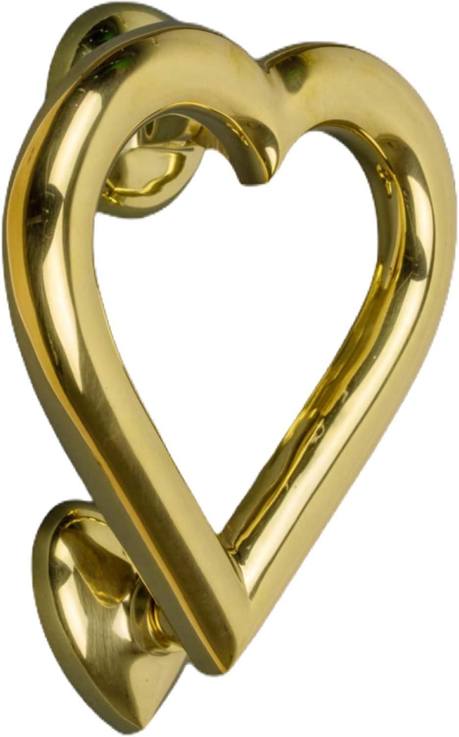Love Heart Door Knocker for Front Door, Gold