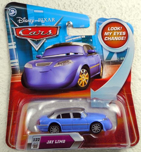 Disney / Pixar CARS Movie 155 Die Cast Car with Lenticular Eyes Series 2 Jay Limo