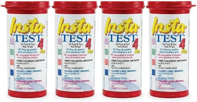 LaMotte 4-Way Insta Test Strips for Pool & Spa - 4 x 50 Tests