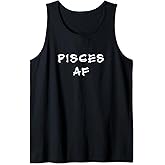 Pisces AF Astrology Constellation Horoscope Zodiac Sign Tank Top