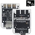 BITFUNX PSxMemCard PS1 Memory Card - Supports Firmware Upgrade, Saves Game Data and FreePSXBoot, Includes a 512MB MicroSD Card, High Speed Game Memory Card for PS1/PS One Console
