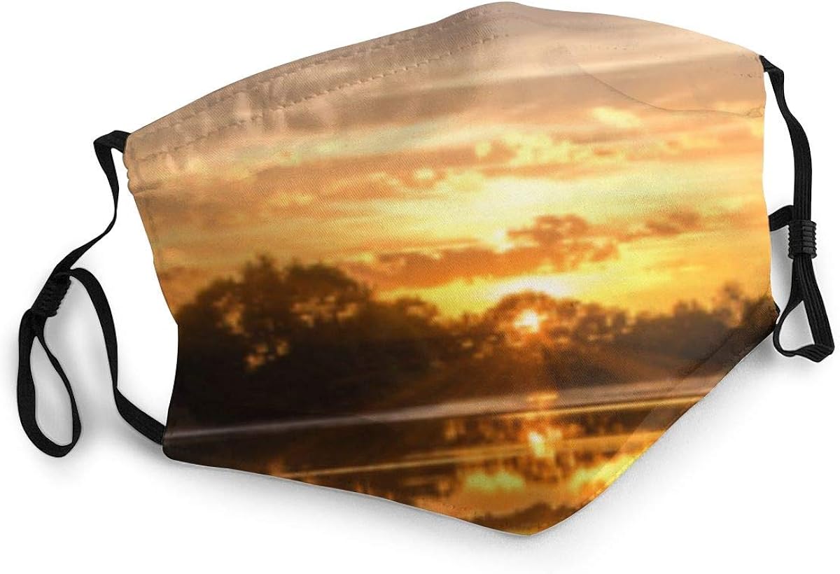 Unisex Face Mask Sun Sunrise Sunshine Reusable Cloth Face Mask