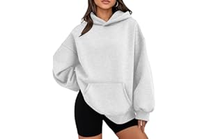 WYNNQUE Hoodies for Women Oversized Sweatshirts Fall Fashion Outfits 2025 Casual Sweaters Tops Fleece Workout Winter Clothes