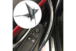 WEILEITE Front Interior Inner Inside Door Pull Handle Grab Cover Fit for BMW 320,328,330,335,M3 3 Series F30/F31/F34/F80 2012-2018 and 418,420,428,430,435,M4 4 Series F32/F33/F36/F82/F83 2014-2017