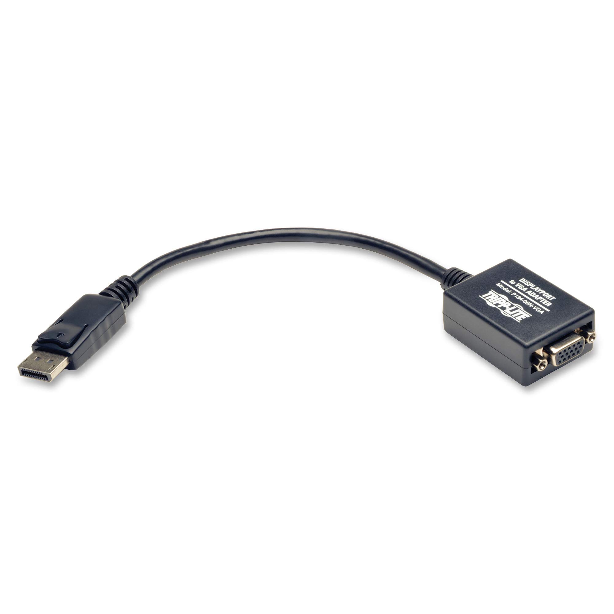 Tripp Lite Displayport to VGA Active Cable Adapter DP to VGA M/F, 15.24 cm (P134-06N-VGA)