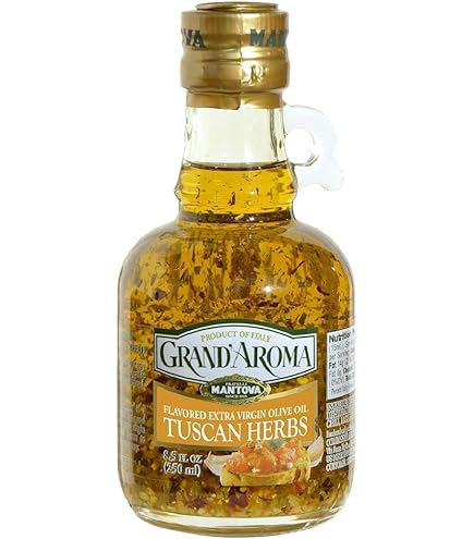 Amazon.com : Mantova Grand'Aroma Basil Flavored Extra Virgin Olive