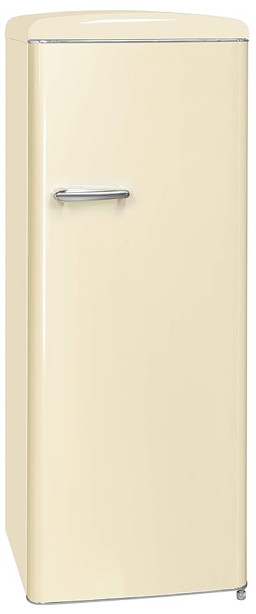 Exquisit RKS 325-16 RVA++MW Retro-Kühlschrank/EEK: A++/229 Liter/Retro-Handgriff/LED-Innenbeleuchtung/Magnolienweiß