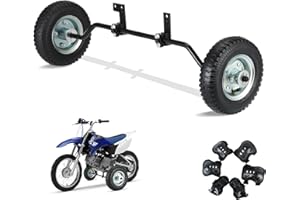 Tayizoo Dirt Bike Training Wheels, Adjustable Height kid training wheels,Compatible with razor MX350 MX125 MX400 honda CRF50 XR50 Z50 Z50R yamaha PW50 TTR50 etc most 50CC 49cc Dirt Bike
