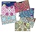 (6) RFID Blocking Sleeves Credit Card Holder, Vera Bradley Inspired to Protect Your Identity from Theft (Variety 2)