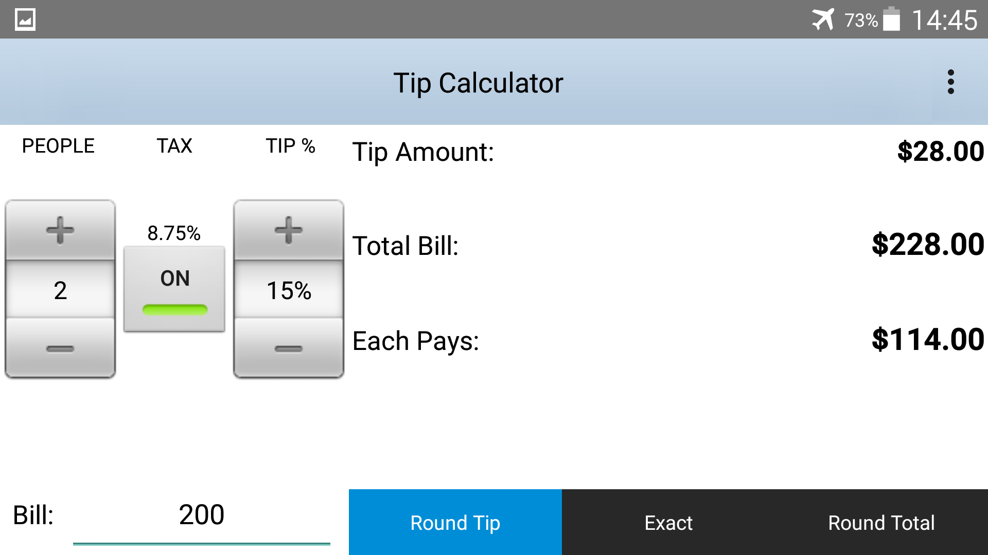 Tip Calculator Appstore for Android