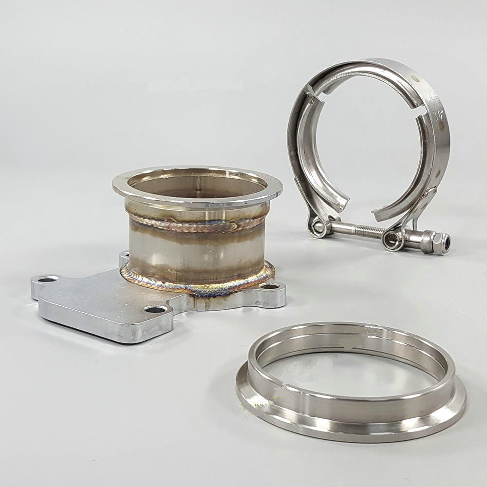 Cummins Holset WH1C HX35 HX35W HX40 Downpipe Turbo Flange To 3" V-band adaptor